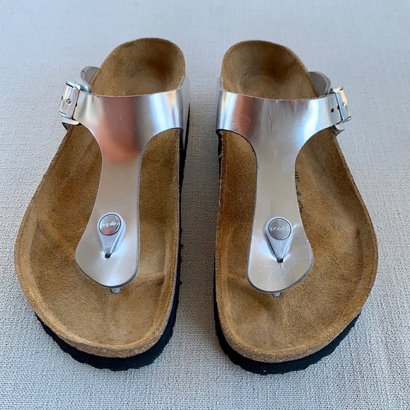 BIRKENSTOCK PAPILLIO Gizeh Platform Leather Thong - Picture 3 of 12